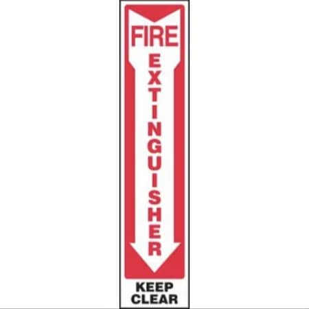 Accuform Safety Sign FIRE EXTINGUISHER  KEEP SHMFXG584VS